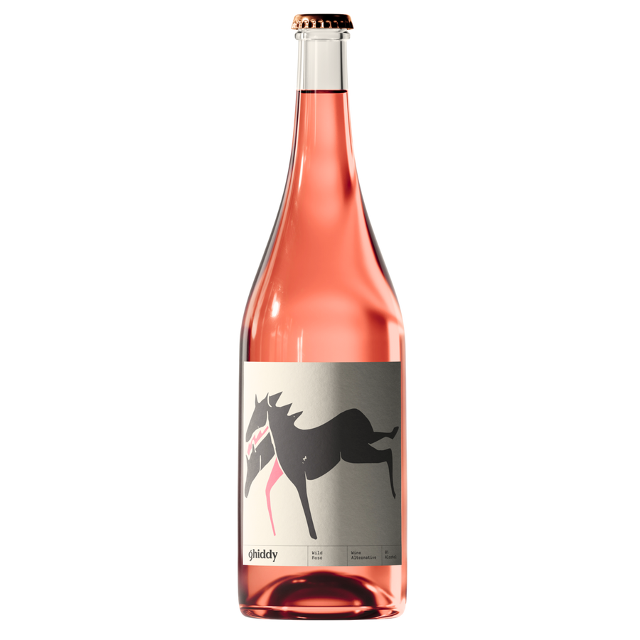 GHIDDY | Wild Rosé | Wine Alternative | Non-Alcoholic | 750mL