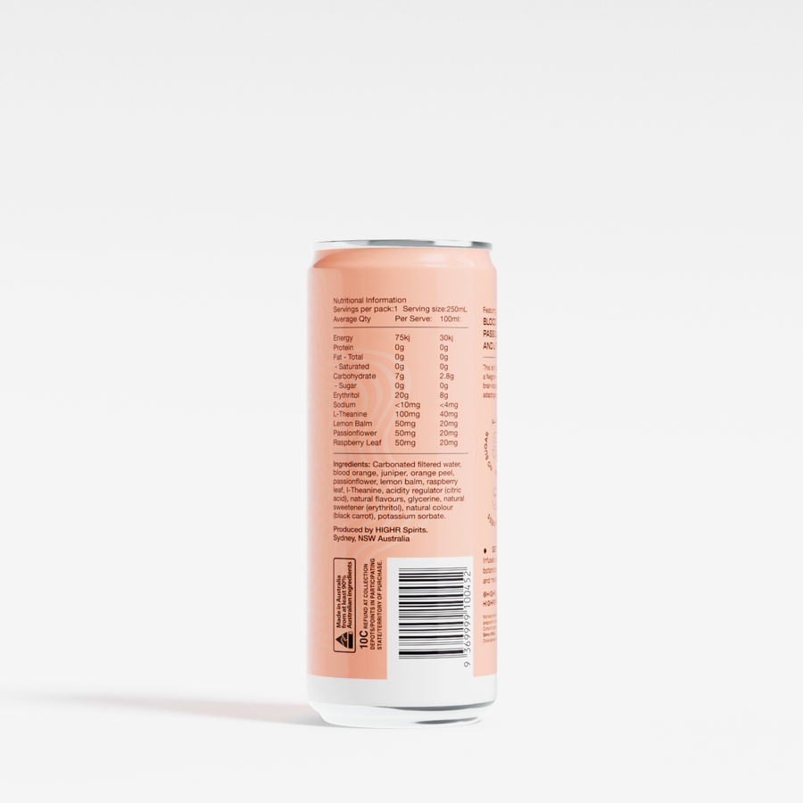 NEGRONI FIZZ | FUNCTIONAL ALCOHOL-FREE COCKTAIL | 250ML