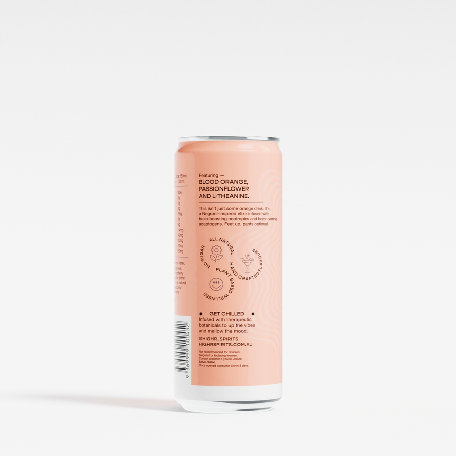 NEGRONI FIZZ | FUNCTIONAL ALCOHOL-FREE COCKTAIL | 250ML