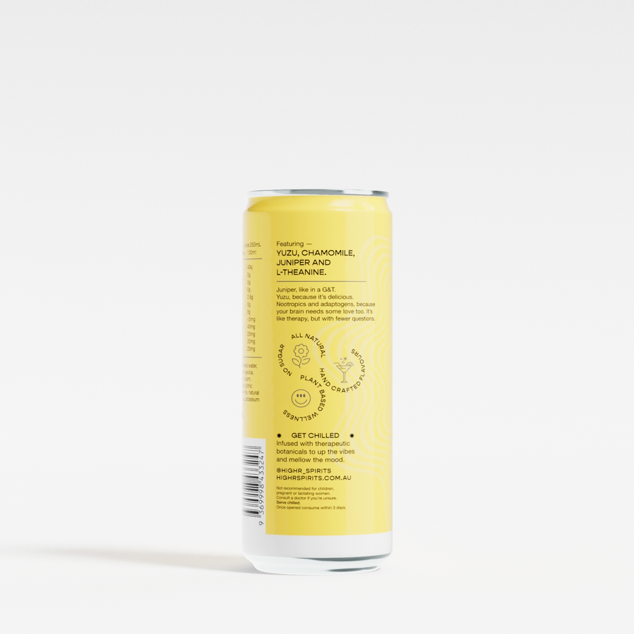 YUZU & TONIC | FUNCTIONAL ALCOHOL-FREE COCKTAIL | 250ML