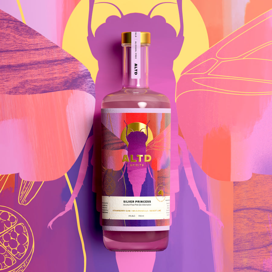 ALTD SPIRITS | Pink Gin Alternative | Silver Princess | 700mL