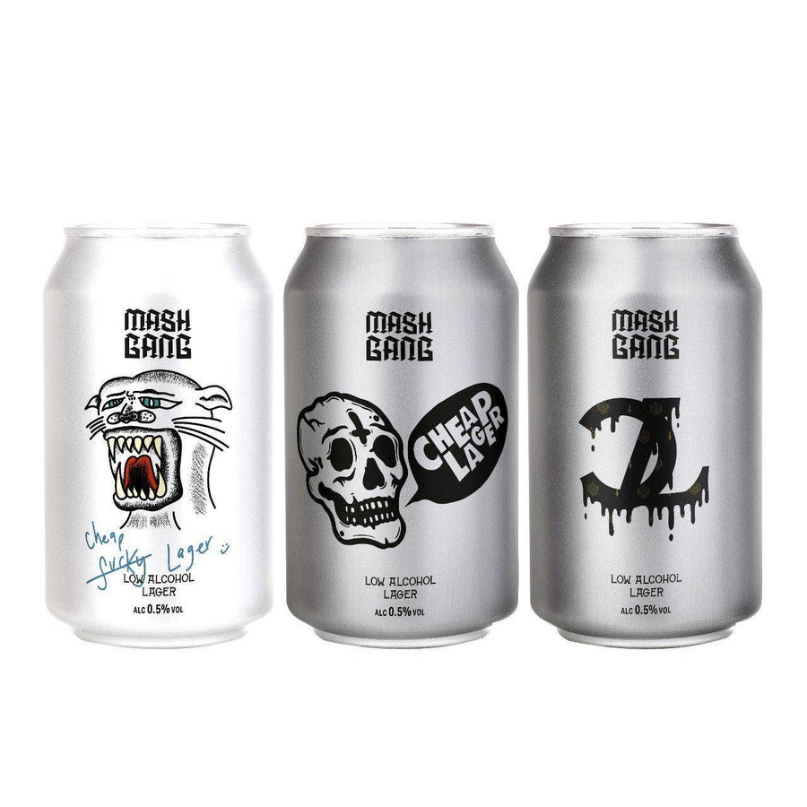 MASH GANG: Cheap Lager | 330mL | 0.5%